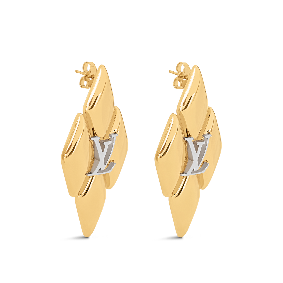 18k Louis Vuitton GO-14 Earrings