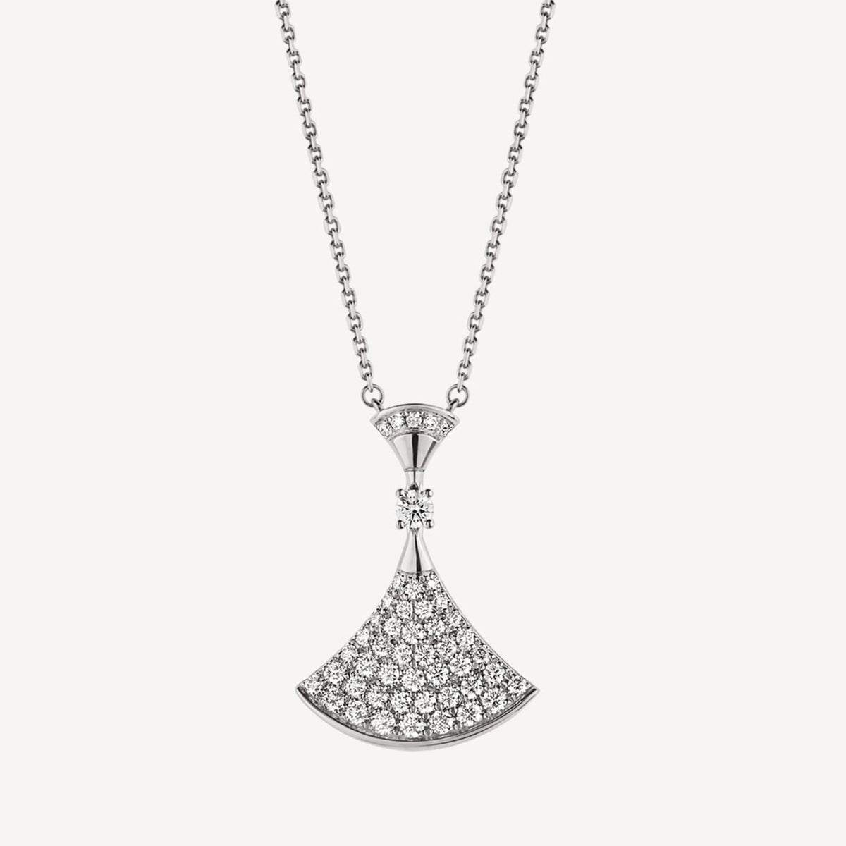 18K BVLGARI BVLGARI Dream Pave Diamond Necklace
