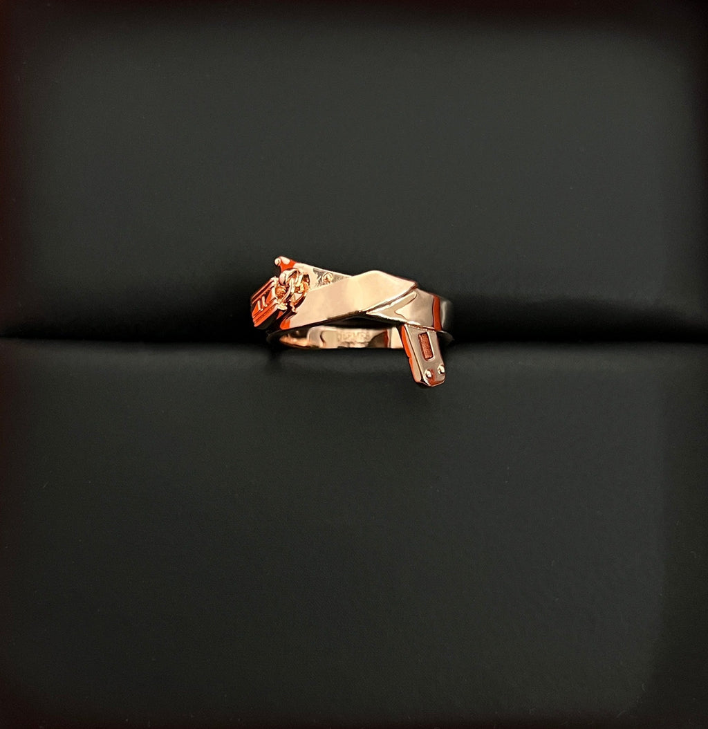 18K Kelly Gavroche Hermes Ring