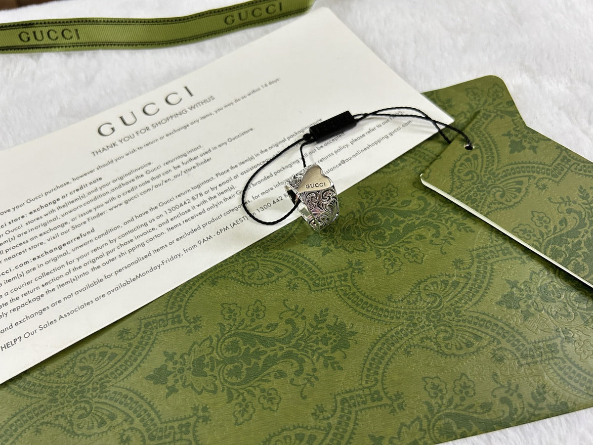Double Gucci Heart Ring